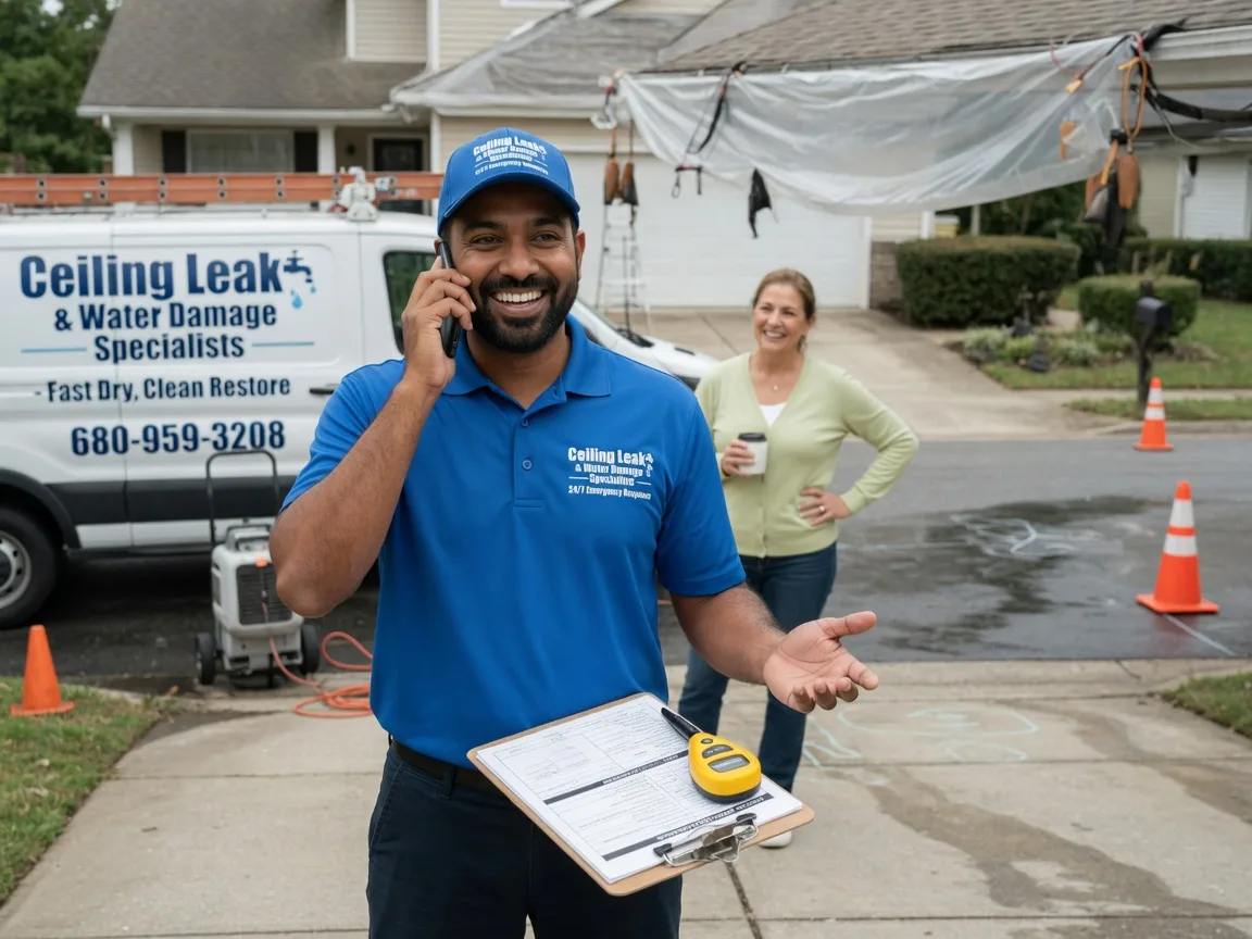 Ceiling Leak Cleanup Fort Defiance, VA FAQs
